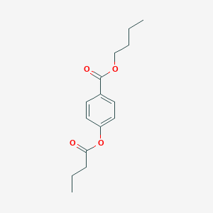 molecular formula C15H20O4 B310549 Butyl 4-(butyryloxy)benzoate 