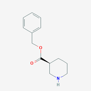 molecular formula C13H17NO2 B3105494 苄基 (3S)-哌啶-3-羧酸酯 CAS No. 153545-05-2