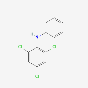 molecular formula C12H8Cl3N B3105508 Phenyl-(2,4,6-trichloro-phenyl)-amine CAS No. 15362-44-4