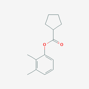 molecular formula C14H18O2 B310558 2,3-Dimethylphenylcyclopentanecarboxylate 