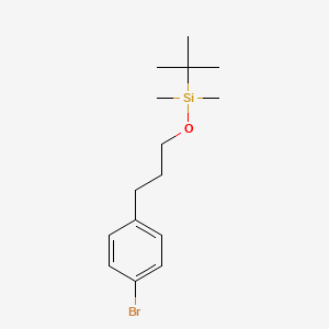 3-(4-Bromophenyl)propoxy-tert-butyl-dimethylsilane