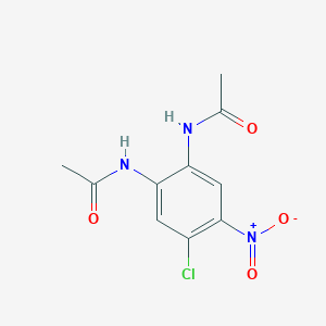 N-(5-chloro-2-acetamido-4-nitrophenyl)acetamide