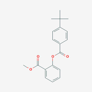 molecular formula C19H20O4 B310561 Methyl 2-[(4-tert-butylbenzoyl)oxy]benzoate 