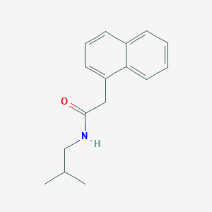 molecular formula C16H19NO B310562 N-isobutyl-2-(1-naphthyl)acetamide 