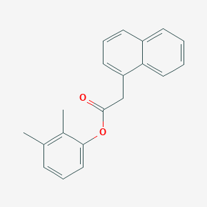 molecular formula C20H18O2 B310564 2,3-Dimethylphenyl 1-naphthylacetate 