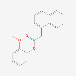 molecular formula C19H16O3 B310565 2-Methoxyphenyl 1-naphthylacetate 
