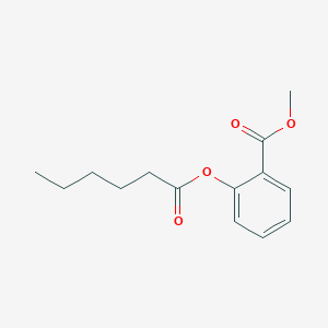 molecular formula C14H18O4 B310566 Methyl 2-(hexanoyloxy)benzoate 
