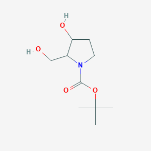 Tert-butyl 3-hydroxy-2-(hydroxymethyl)pyrrolidine-1-carboxylate