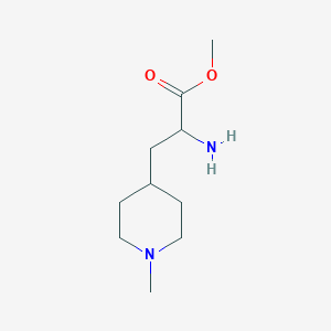 Methyl 2-amino-3-(1-methylpiperidin-4-yl)propanoate