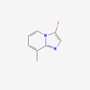 molecular formula C8H7IN2 B3105696 3-Iodo-8-methylimidazo[1,2-a]pyridine CAS No. 1545535-05-4