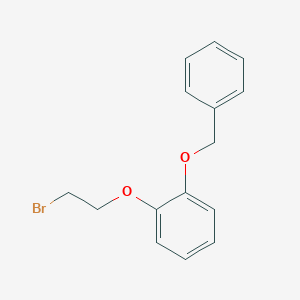 molecular formula C15H15BrO2 B3105704 1-苄氧基-2-(2-溴乙氧基)苯 CAS No. 154582-47-5