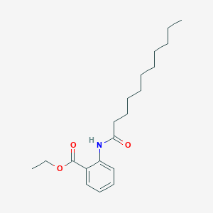 molecular formula C20H31NO3 B310572 Ethyl 2-(undecanoylamino)benzoate 