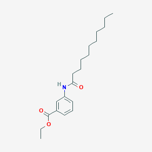 molecular formula C20H31NO3 B310573 Ethyl 3-(undecanoylamino)benzoate 