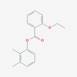 molecular formula C17H18O3 B310574 2,3-Dimethylphenyl 2-ethoxybenzoate 