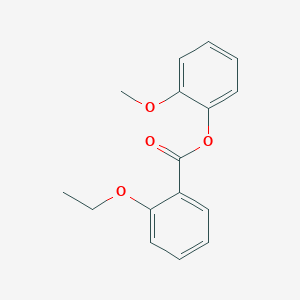molecular formula C16H16O4 B310576 2-Methoxyphenyl 2-ethoxybenzoate 