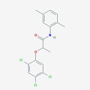 molecular formula C17H16Cl3NO2 B310579 N-(2,5-dimethylphenyl)-2-(2,4,5-trichlorophenoxy)propanamide 