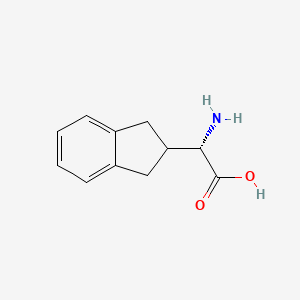 (S)-2-Amino-2-(2,3-dihydro-1H-inden-2-yl)acetic acid