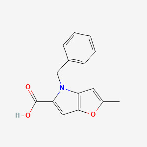 4-Benzyl-2-methyl-4H-furo[3,2-b]pyrrole-5-carboxylic acid