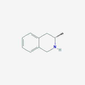 molecular formula C10H13N B3105874 (3S)-3-methyl-1,2,3,4-tetrahydroisoquinoline 