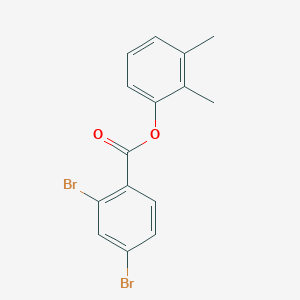 molecular formula C15H12Br2O2 B310589 2,3-Dimethylphenyl 2,4-dibromobenzoate 