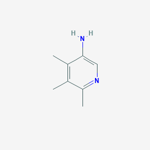 molecular formula C8H12N2 B3105916 4,5,6-Trimethylpyridin-3-amine CAS No. 1557262-53-9