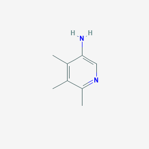 molecular formula C8H12N2 B3105916 4,5,6-三甲基吡啶-3-胺 CAS No. 1557262-53-9