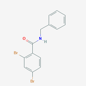molecular formula C14H11Br2NO B310593 N-benzyl-2,4-dibromobenzamide 