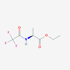 molecular formula C7H10F3NO3 B3105932 EThyl (2S)-2-(trifluoroacetamido)propanoate CAS No. 155749-20-5