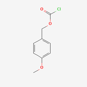 molecular formula C9H9ClO3 B3105959 4-甲氧基苄基碳酰氯 CAS No. 15586-16-0