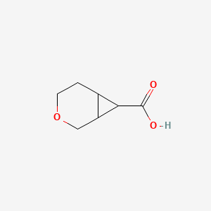 molecular formula C7H10O3 B3105983 3-氧杂双环[4.1.0]庚烷-7-羧酸 CAS No. 1559792-34-5