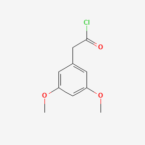 molecular formula C10H11ClO3 B3105984 3,5-Dimethoxyphenylacetyl chloride CAS No. 15601-07-7