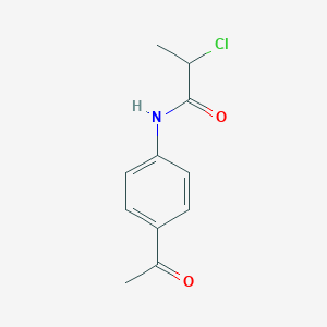 N-(4-acetylphenyl)-2-chloropropanamide