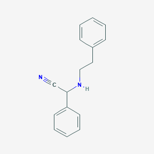 molecular formula C16H16N2 B3106041 2-(Phenethylamino)-2-phenyl-acetonitrile CAS No. 1564-19-8