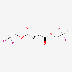 molecular formula C8H6F6O4 B3106099 Bis(2,2,2-trifluoroethyl) but-2-enedioate CAS No. 156631-37-7