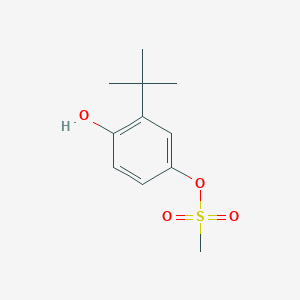 molecular formula C11H16O4S B310614 3-Tert-butyl-4-hydroxyphenyl methanesulfonate 