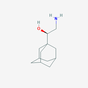 molecular formula C12H21NO B3106141 (1R)-1-(adamantan-1-yl)-2-aminoethan-1-ol CAS No. 1568090-75-4