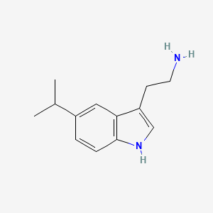 molecular formula C13H18N2 B3106194 2-(5-异丙基-1H-吲哚-3-基)乙胺 CAS No. 156941-71-8