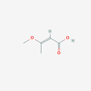 molecular formula C5H8O3 B3106203 (E)-3-Methoxy-2-butenoic acid CAS No. 156948-00-4