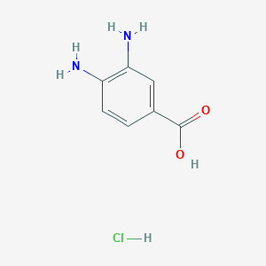 molecular formula C7H9ClN2O2 B3106207 3,4-Diaminobenzoic acid hydrochloride CAS No. 1571-68-2