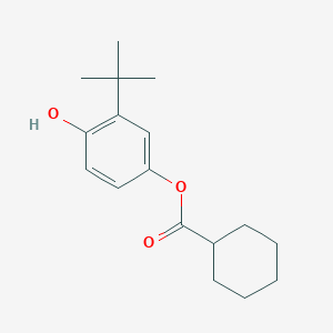 molecular formula C17H24O3 B310622 3-Tert-butyl-4-hydroxyphenyl cyclohexanecarboxylate 