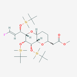 molecular formula C32H63IO7Si3 B3106229 艾日布林甲磺酸盐中间体 CAS No. 157322-83-3