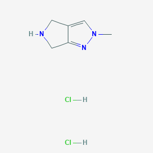 2-Methyl-2,4,5,6-tetrahydropyrrolo[3,4-c]pyrazole dihydrochloride