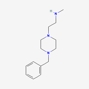 molecular formula C14H23N3 B3106242 2-(4-苄基哌嗪-1-基)-N-甲基乙-1-胺 CAS No. 157368-33-7