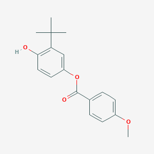 molecular formula C18H20O4 B310625 3-Tert-butyl-4-hydroxyphenyl 4-methoxybenzoate 