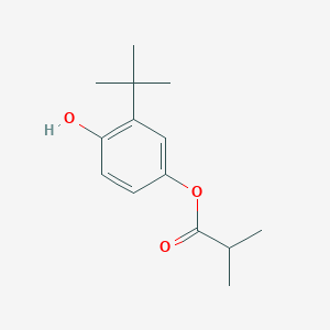 molecular formula C14H20O3 B310626 3-Tert-butyl-4-hydroxyphenyl 2-methylpropanoate 