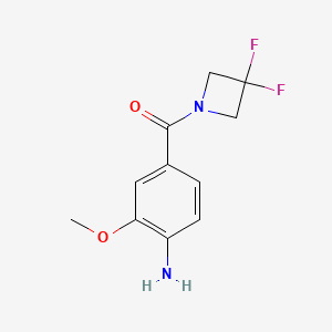 (4-Amino-3-methoxyphenyl)(3,3-difluoroazetidin-1-yl)methanone