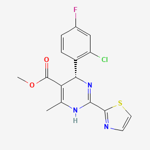 Methyl (R)-4-(2-Chloro-4-fluorophenyl)-6-methyl-2-(2-thiazolyl)-1,4-dihydropyrimidine-5-carboxylate