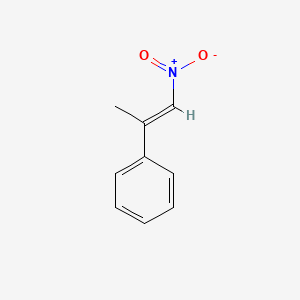 molecular formula C9H9NO2 B3106286 [(1e)-1-Nitroprop-1-En-2-Yl]benzene CAS No. 15795-70-7