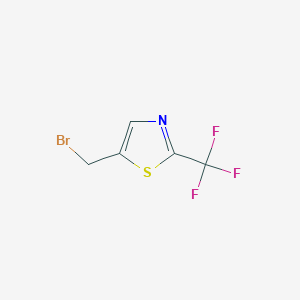 B3106299 5-(Bromomethyl)-2-(trifluoromethyl)thiazole CAS No. 157984-62-8