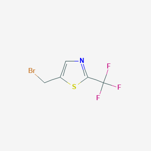 molecular formula C5H3BrF3NS B3106299 5-(溴甲基)-2-(三氟甲基)噻唑 CAS No. 157984-62-8